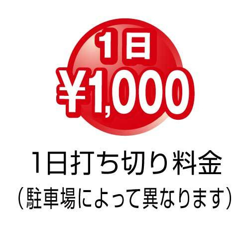 1日打ち切り1,000円